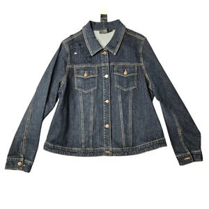 Venezia Dark Denim Beaded Jacket 18/20